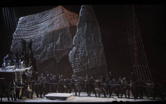 A scene from The Flying Dutchman