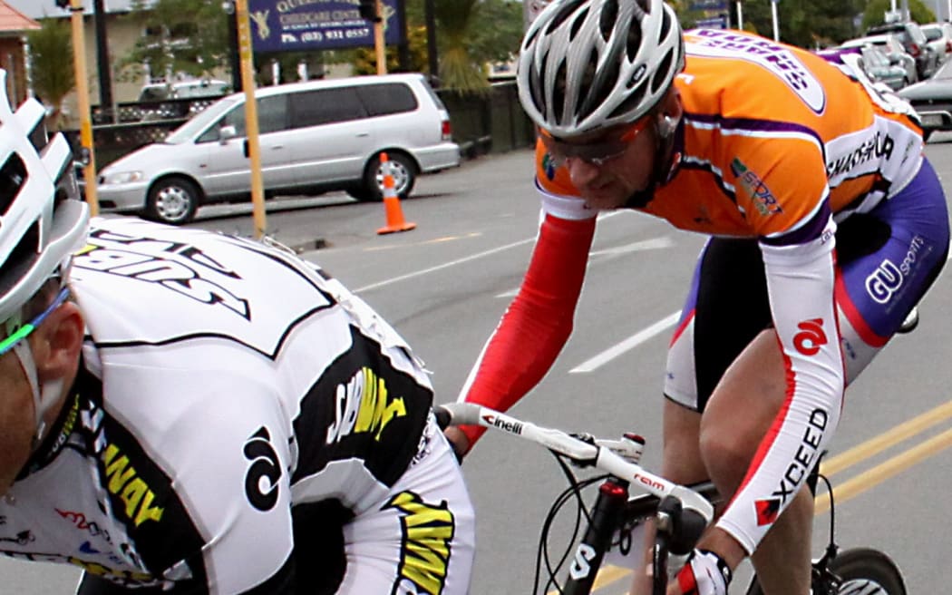 Karl Murray competing in the Tour of Southland in 2009.