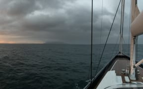 Hauturu, little Barrier Island at sunrise