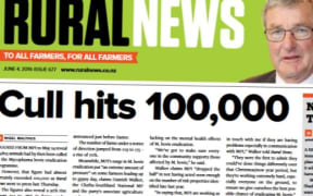 The front page of Rural news this week records a grim milestone in the M Bovis battle.
