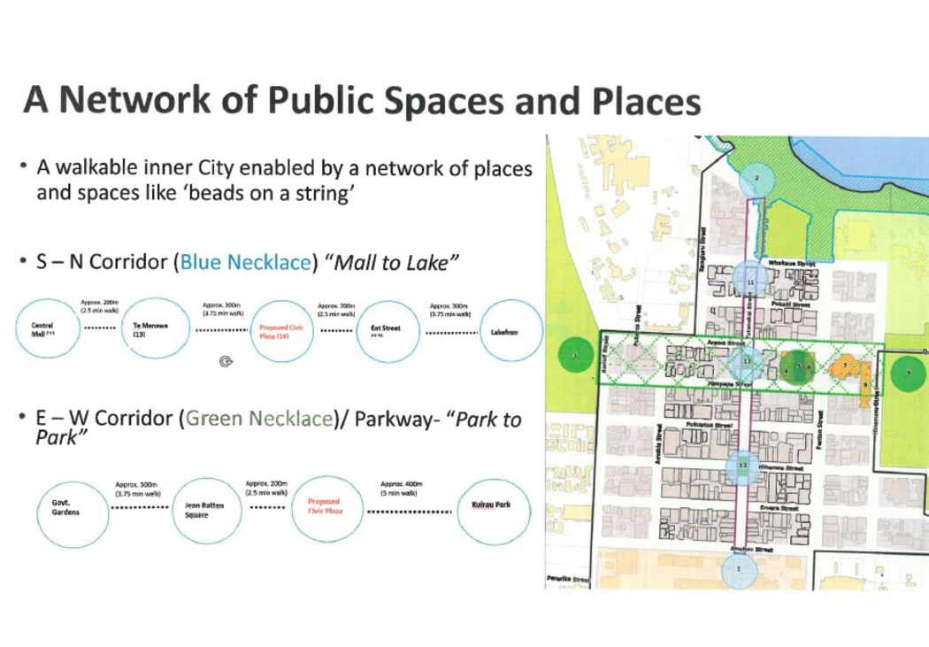 Rotorua - new civic plaza, sculpture and wooden courthouse proposal