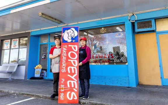 A fish and chip shop called Popeyes Takeaways has had to change its name now that Popeyes - an American fried chicken show - has opened in Auckland.