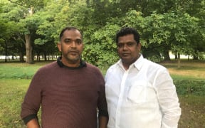 Ahmed Iqbal Jahangir's brothers Mohammed Janveer Jahangir (left) and Mohammed Khursheed Jahangir.