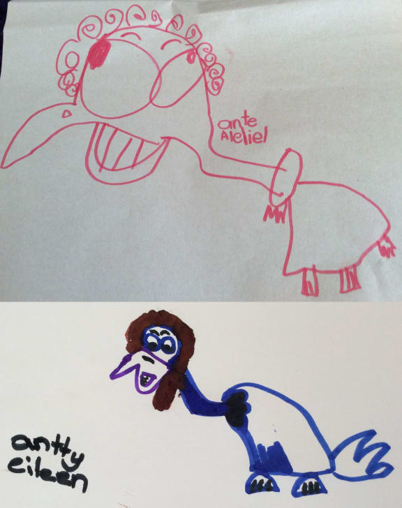 The top picture is by Amy Timu, the bottom one by Lia Timu.