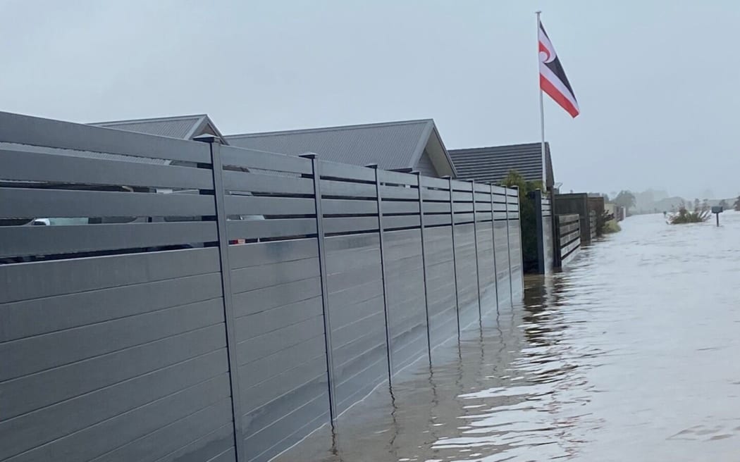 Parts of Whirinaki went underwater during Cyclone Gabrielle and homes on Pohutakawa Drive were badly flooded.