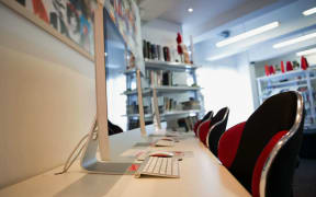 A computer classroom fit to teach a new generation of students.