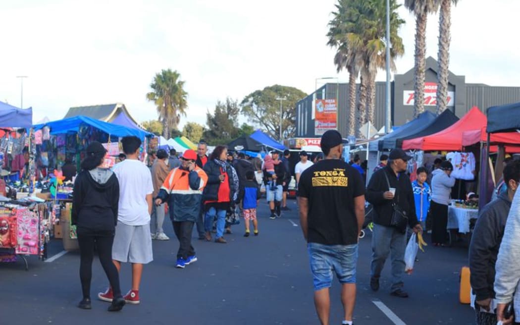 The Mangere markets.