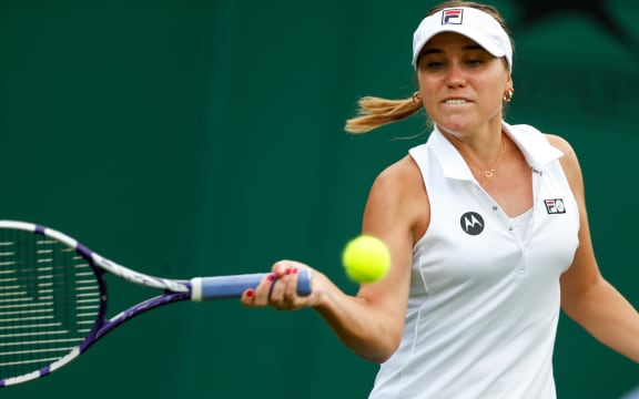 Sofia Kenin of the United States