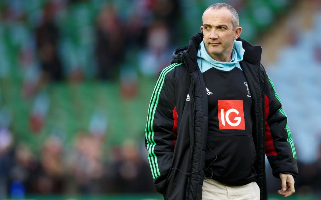 Former Ireland fullback now Italian rugby coach Conor O'Shea.