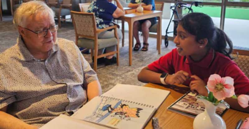 Danny Madden and Aaliyah Sahib.