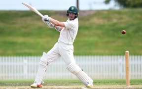 Stags player George Worker during Day 4 of their Plunket Shield match Central Stags v Canterbury. Saxton Oval, Nelson, New Zealand. Friday 24 March 2017.