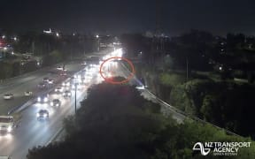 Due to a crash, northbound at the Highbrook Dr Offramp, the left northbound lane is currently BLOCKED, with the offramp CLOSED.