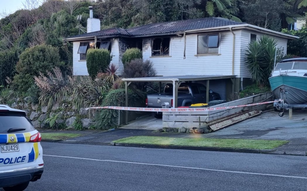 Fatal fire on Oranga St in New Plymouth.