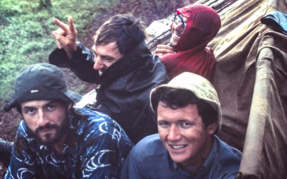 A photo of the unidentified Kiwi travellers in 1970.