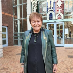 Ngāti Whātua chairperson Dame Naida Glavish at the Auckland High Court during a hearing on the abolition of a Māori ward in Kaipara District.