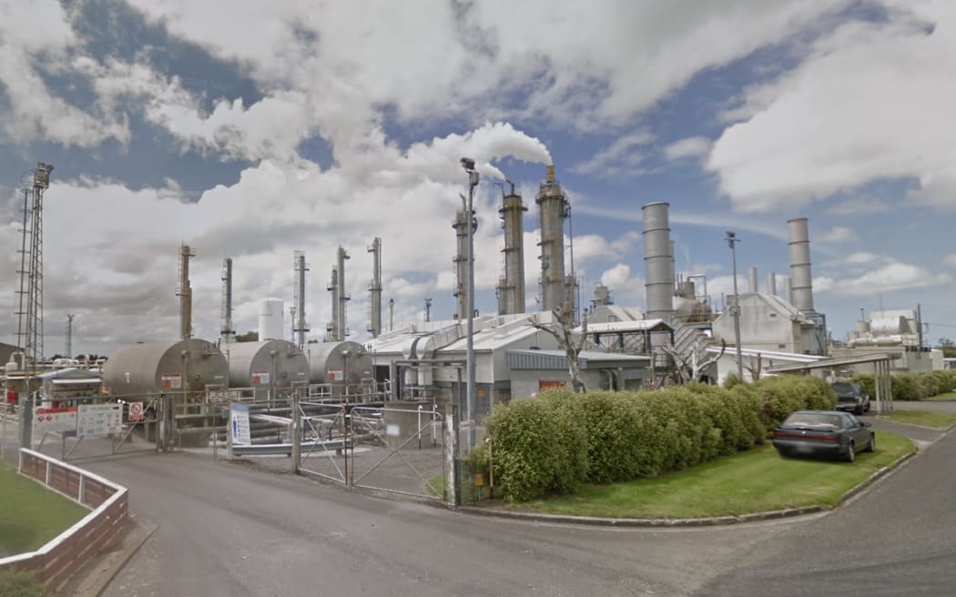 The Kapuni Gas Treatment Plant, owned Todd Energy in Taranaki.