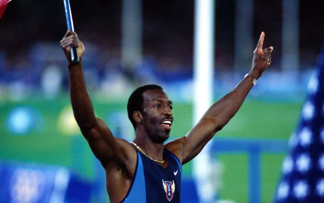 Former American track star Michael Johnson.