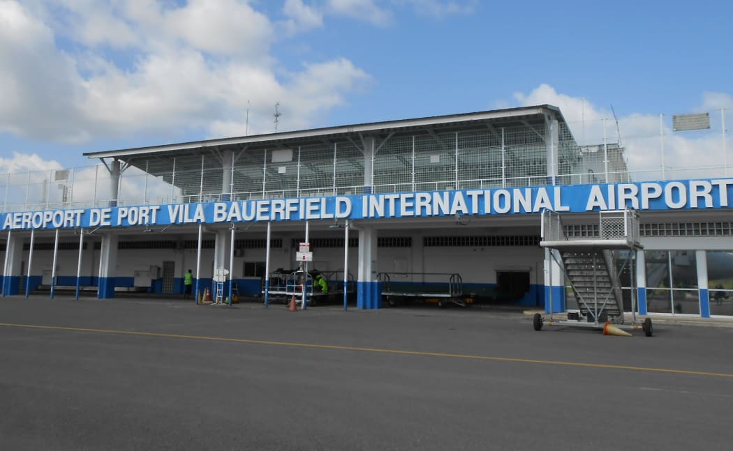 Vanuatu's main international airport Bauerfield at Port Vila