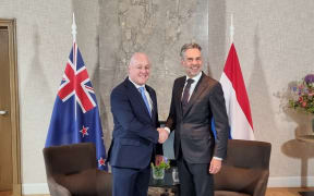 Christopher Luxon and Dutch Prime Minister Dick Schoof From Jamie Tahana





Prime Minister Christopher Luxon meets Dutch prime minister Dick Schoof at the Catshuis in the Hague.