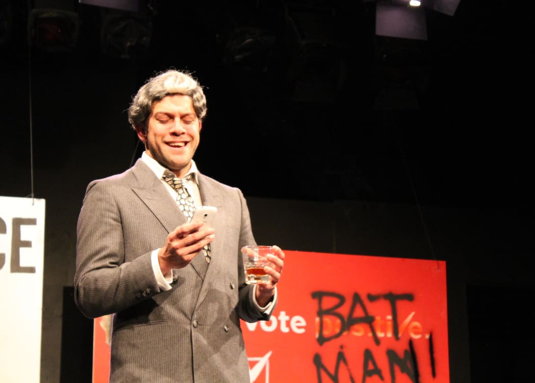 "Allan Henry’s impersonation of Winston Peters has become legendary in Wellington; the audience applauds when he comes on and triumphs when he saves the day."
