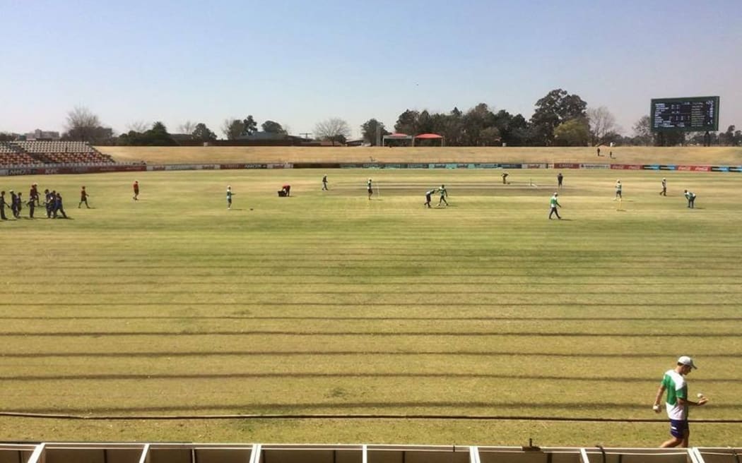 The Vanuatu team training in Benoni, South Africa.