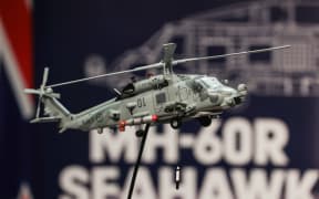Defence Minister Judith Collins and Foreign Minister Winston Peters reveal the planes chosen to replace the Defence Force's ageing 757s, and a fleet of helicopters to be based on New Zealand's frigates.
