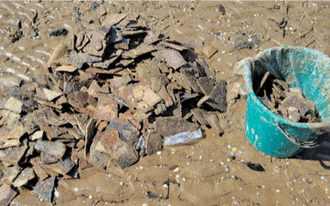 Asbestos found at Tāmaki Estuary.