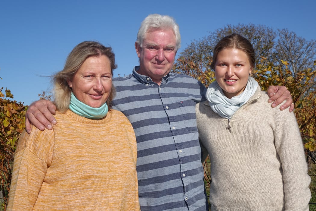 Claire, Mike and Sophie Allan