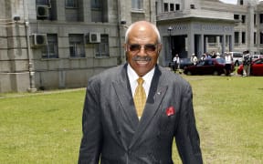 The leader of Fiji's opposition SODELPA party, Sitiveni Rabuka.