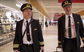 A scene from Ready For Takeoff, an Australian show on TVNZ which was paid for by Qantas.