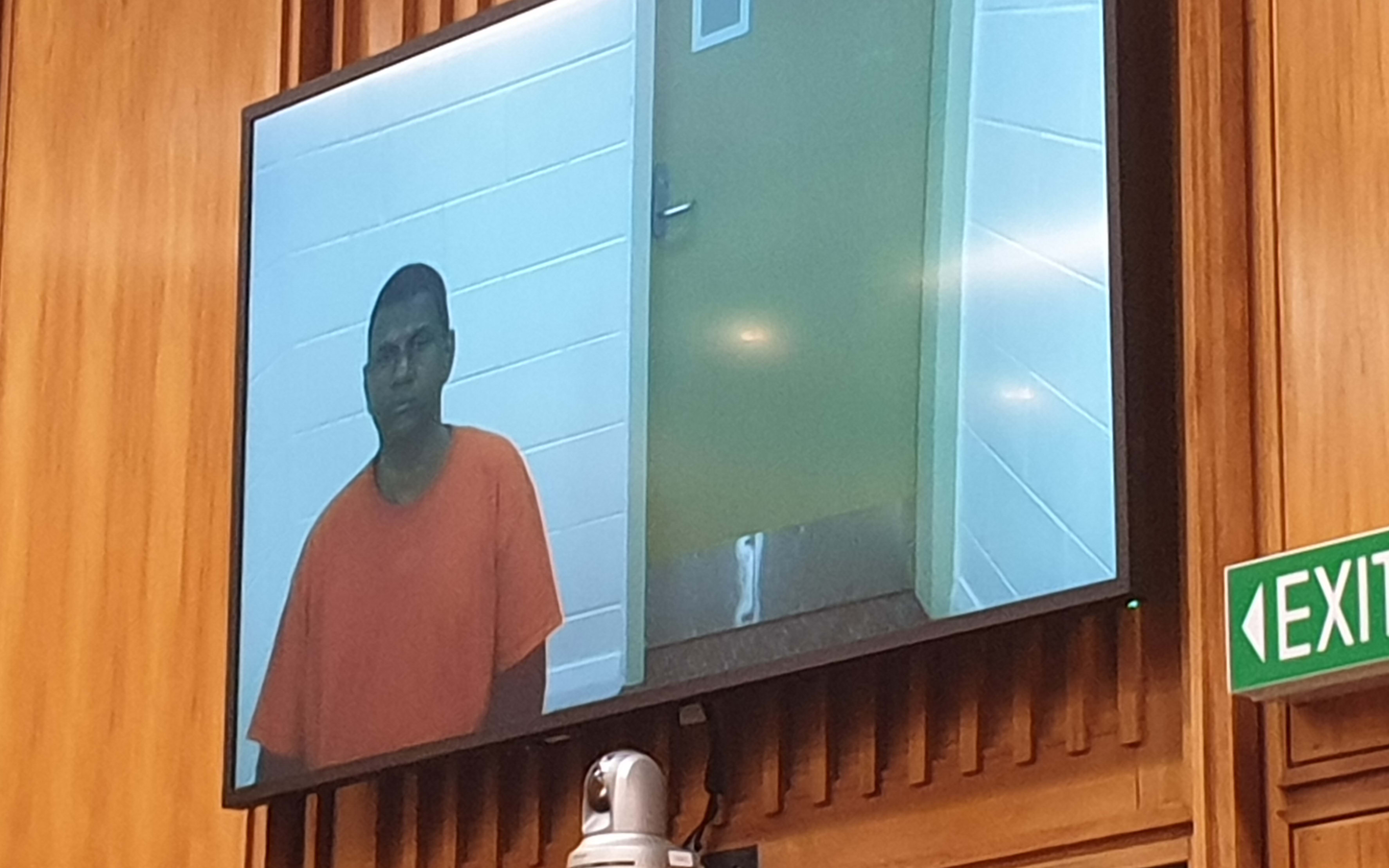 Kamal Reddy appearing via video-link in Court of Appeal on 28/11/19.