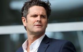 Chris Cairns arrives at Auckland Airport in Auckland on May 30, 2014.