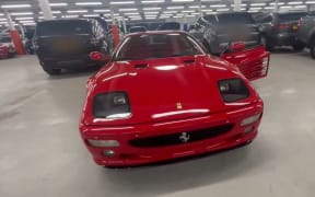 The Ferrari F512M, worth about NZ$728,000, had been shipped to Japan after it was stolen in 1995.