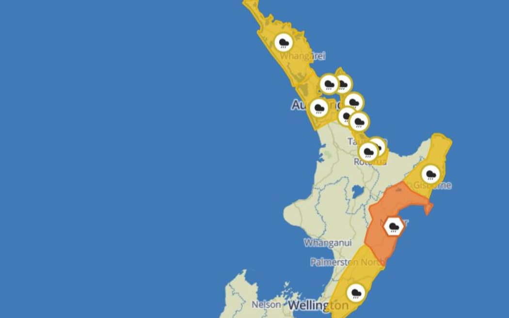 Rain forecast - weather, MetService