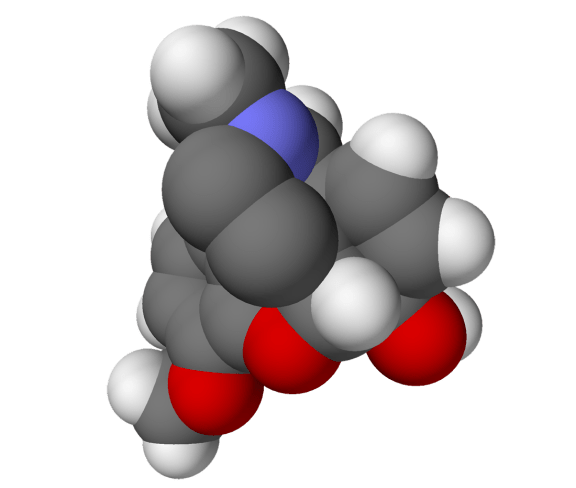 Codeine molecule