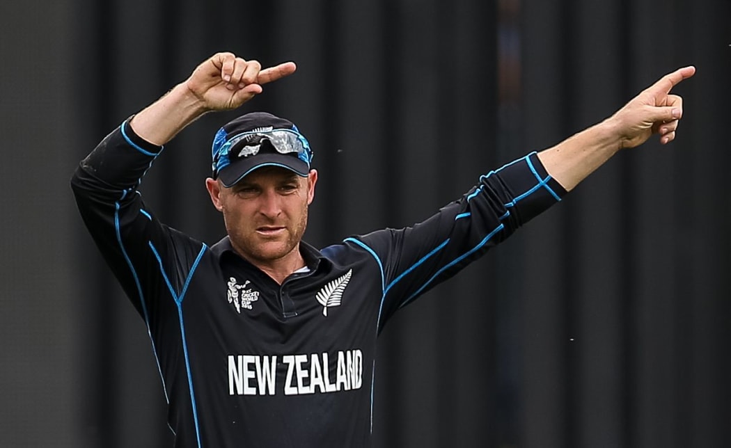 The Black Caps captain Brendon McCullum during the one-day World Cup.