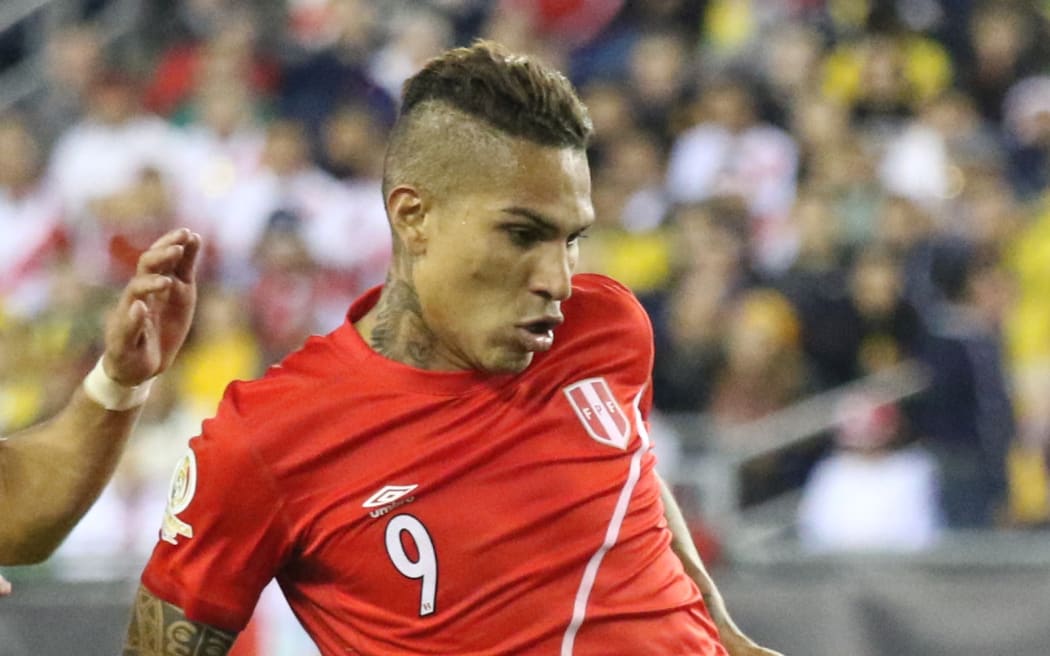 Peru forward Paolo Guerrero.