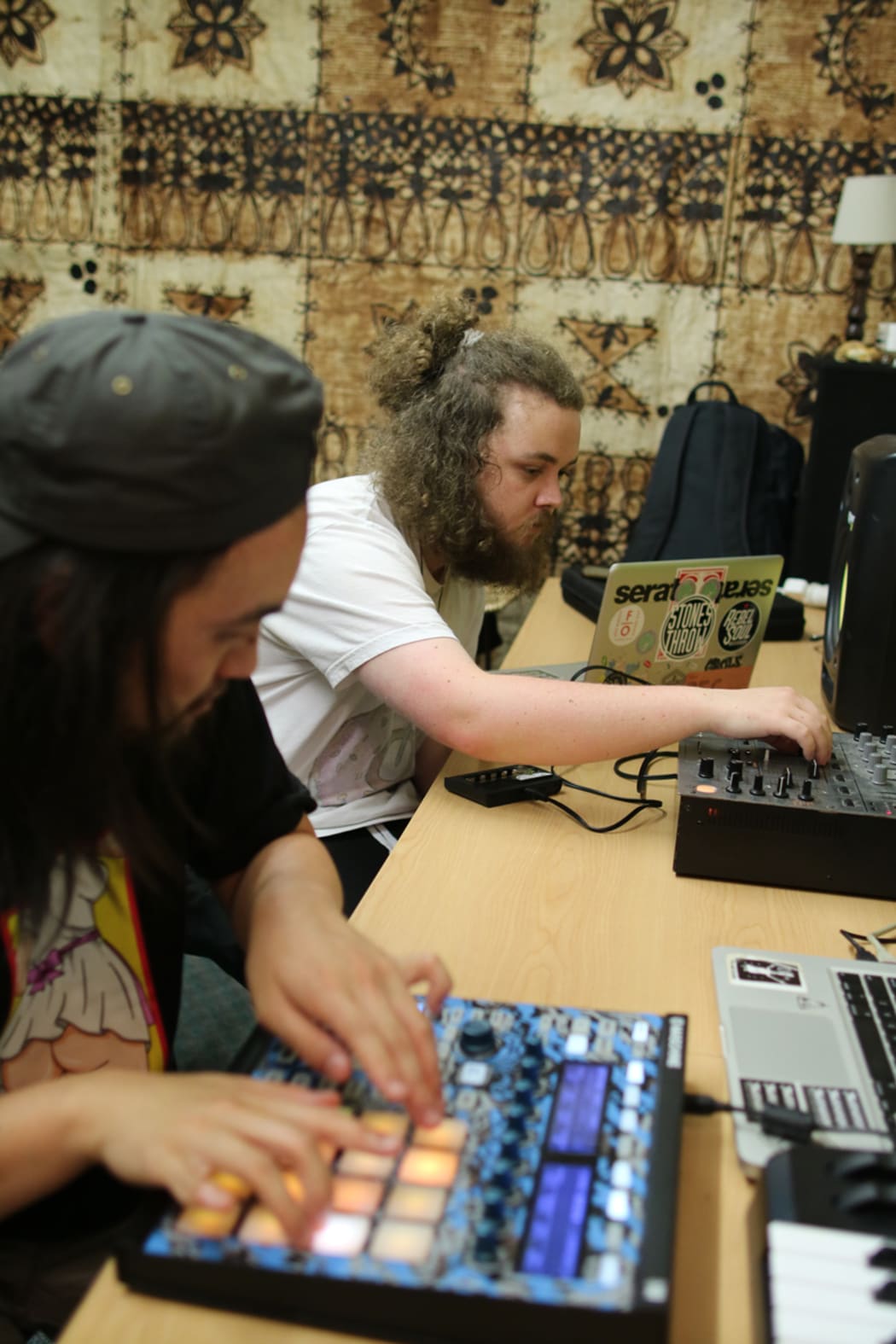 Making music at The Grow Room