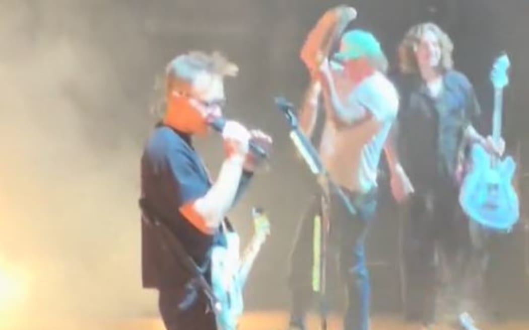 Blink-182 addressed the Christchurch show cancellation while performing Melbourne this week.
@JODESELLIOTT