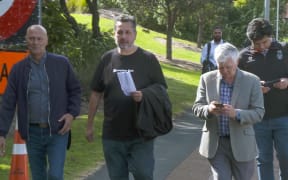 Tau Henare, Shane Te Pou, Robert Reid head to Ports of Auckland calling for chief executive Tony Gibson to go.