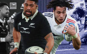 Ardie Savea and Mickael Guilliard. Graphic: Liam K.Swiggs.