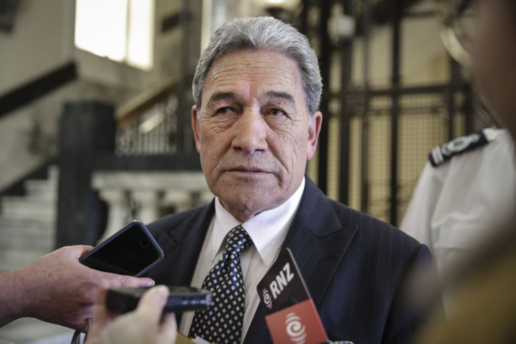 Winston Peters at the Bridge run.