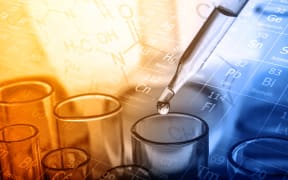 Lab research chemicals. (file)