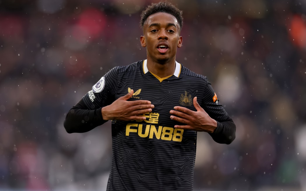 Newcastle United player Joe Willock.