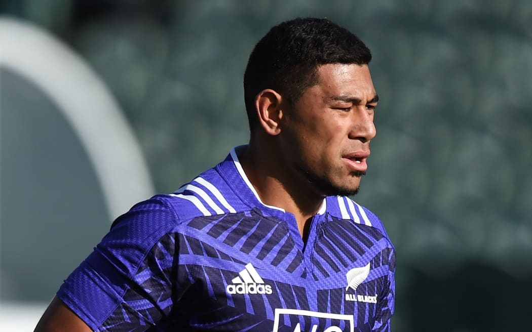 Charles Piutau at All Blacks training