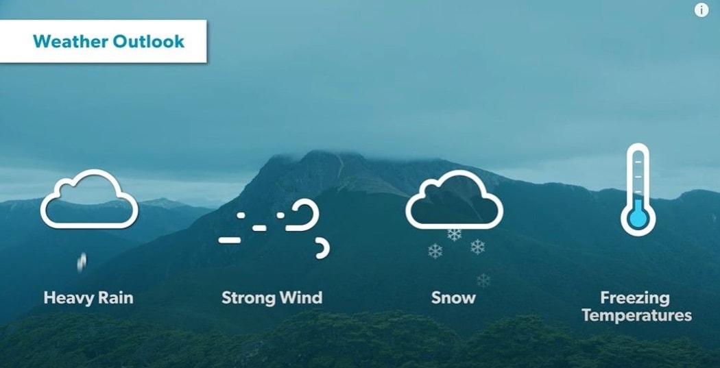 Screenshot of Mountain Safety Council tramping safety video