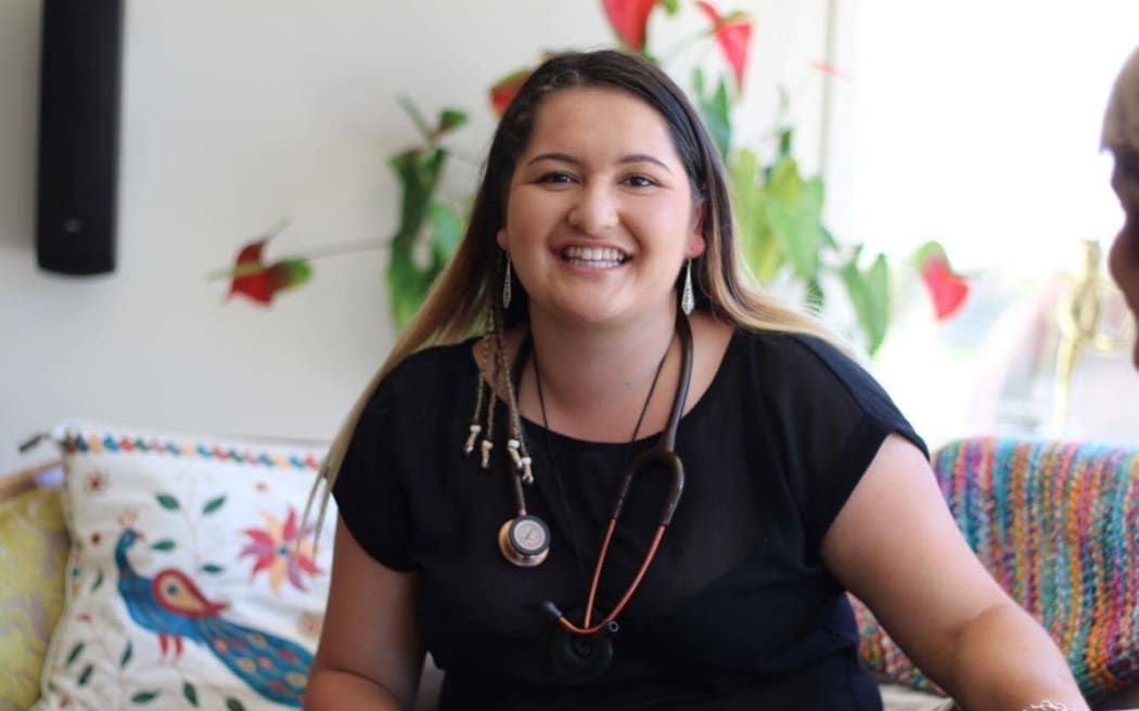 Third-year medical student Tiana Mihaere.