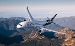 A Boeing Dreamliner 787-9, from the Air New Zealand fleet.