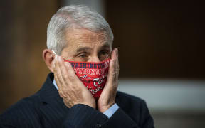Dr. Anthony Fauci, director of the National Institute for Allergy and Infectious Diseases,  prepares to testify before the Senate Health, Education, Labor and Pensions (HELP) Committee