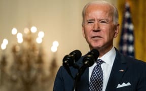 WASHINGTON, DC - FEBRUARY 19: U.S. President Joe Biden delivers remarks at a virtual event hosted by the Munich Security Conference in the East Room of the White House on February 19, 2021 in Washington, DC.